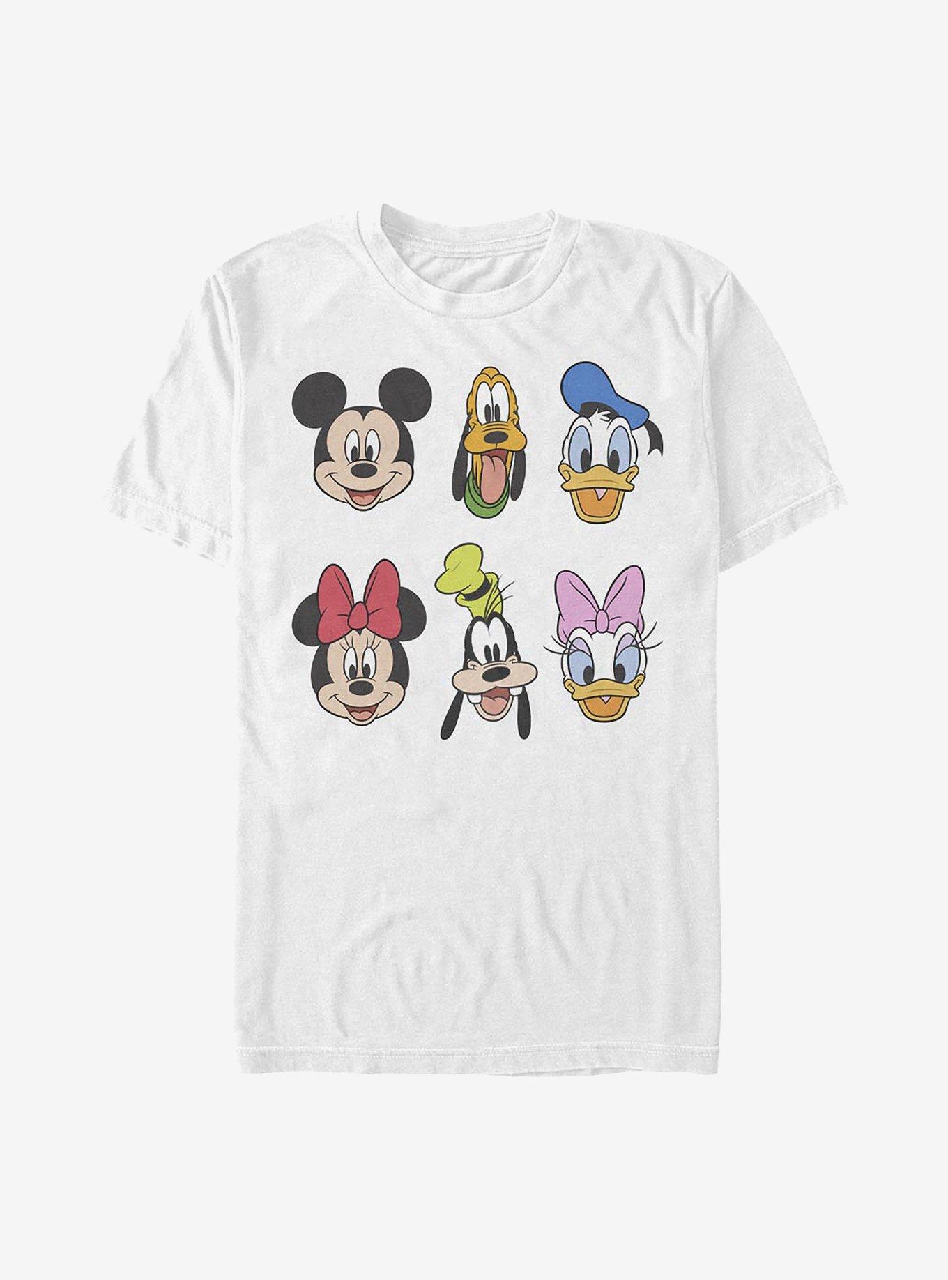 Disney Mickey Mouse & Friends Always Trending Stack T-Shirt, WHITE, hi-res