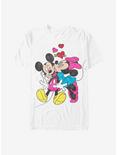 Disney Mickey Mouse & Minnie Mouse Love T-Shirt, WHITE, hi-res