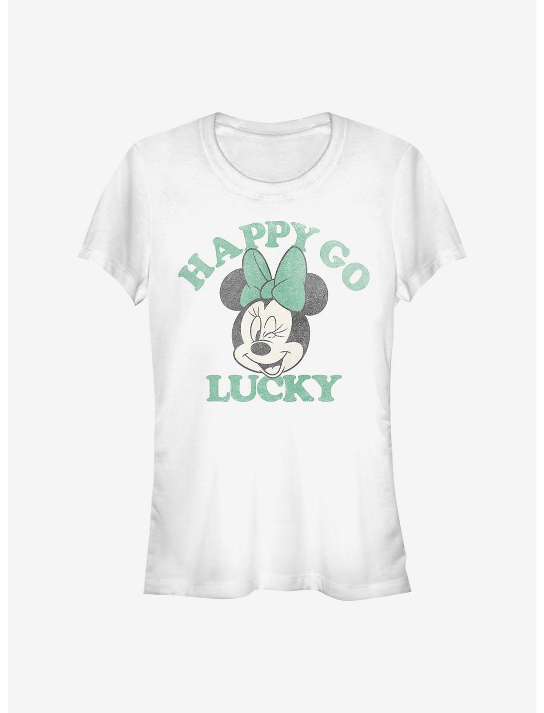Disney Minnie Mouse Lucky Minnie Girls T-Shirt, WHITE, hi-res