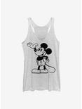 Disney Mickey Mouse Mickey Pose Girls Tank, WHITE HTR, hi-res