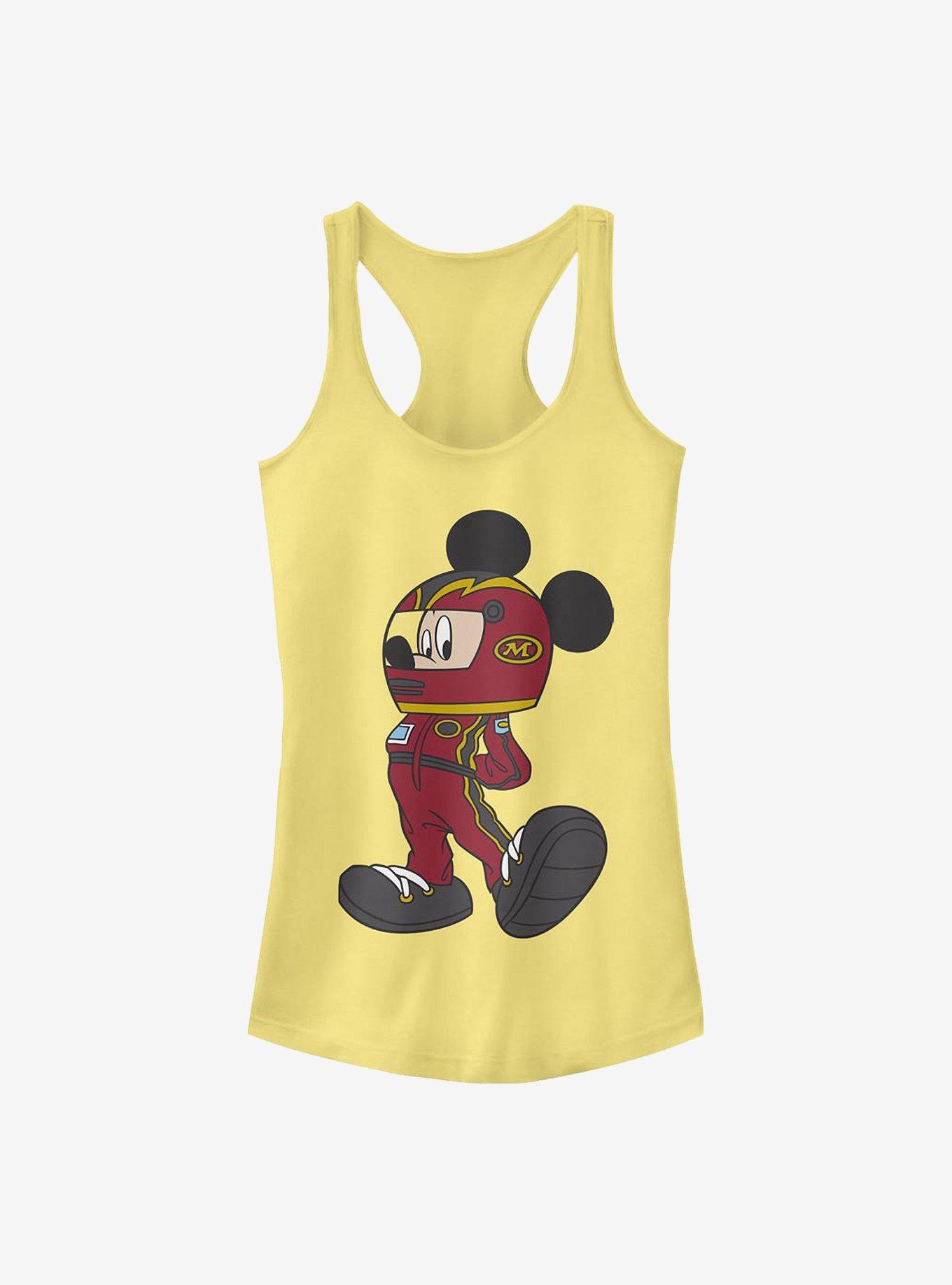 Disney Mickey Mouse Mickey Racecar Driver Girls Tank, BANANA, hi-res