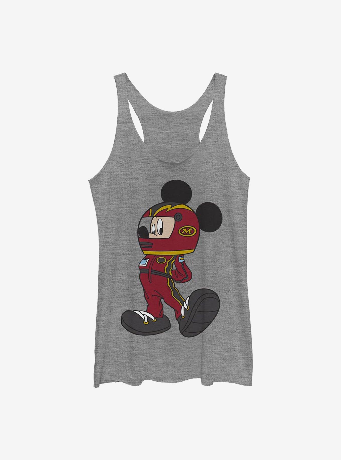 Disney Mickey Mouse Mickey Racecar Driver Girls Tank, GRAY HTR, hi-res