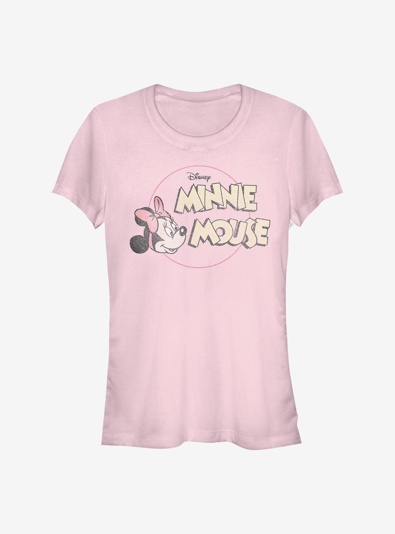 Disney Minnie Mouse Retro Minnie Girls T-Shirt, LIGHT PINK, hi-res