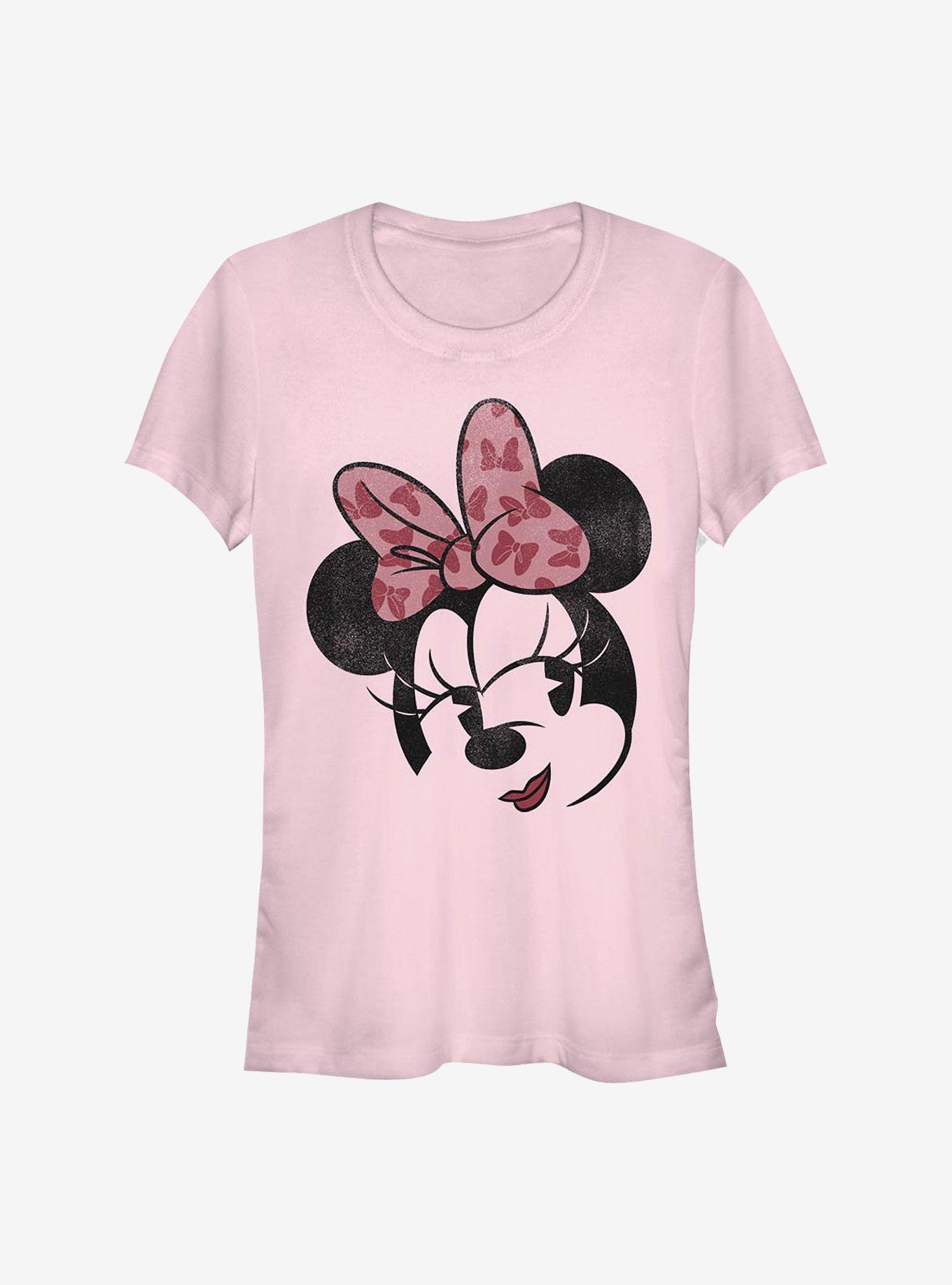 Disney Minnie Mouse Minnie Face Girls T-Shirt, , hi-res