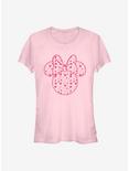 Disney Minnie Mouse Minnie Hearts Fill Girls T-Shirt, LIGHT PINK, hi-res