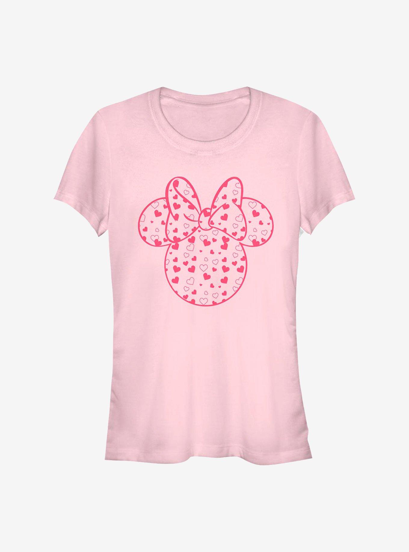 Disney Minnie Mouse Hearts Fill Girls T-Shirt, , hi-res