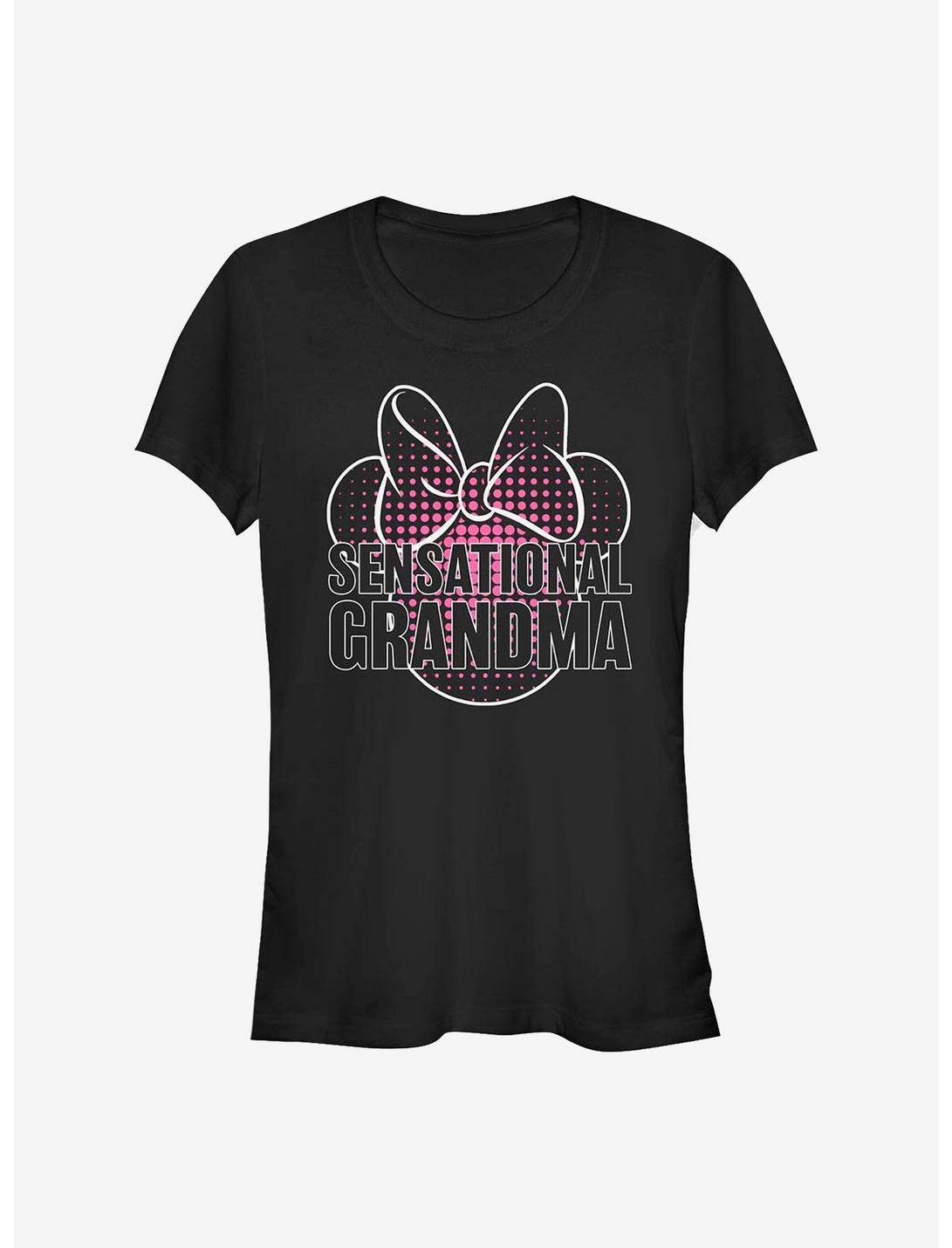 Disney Minnie Mouse Sensational Grandma Girls T-Shirt, BLACK, hi-res
