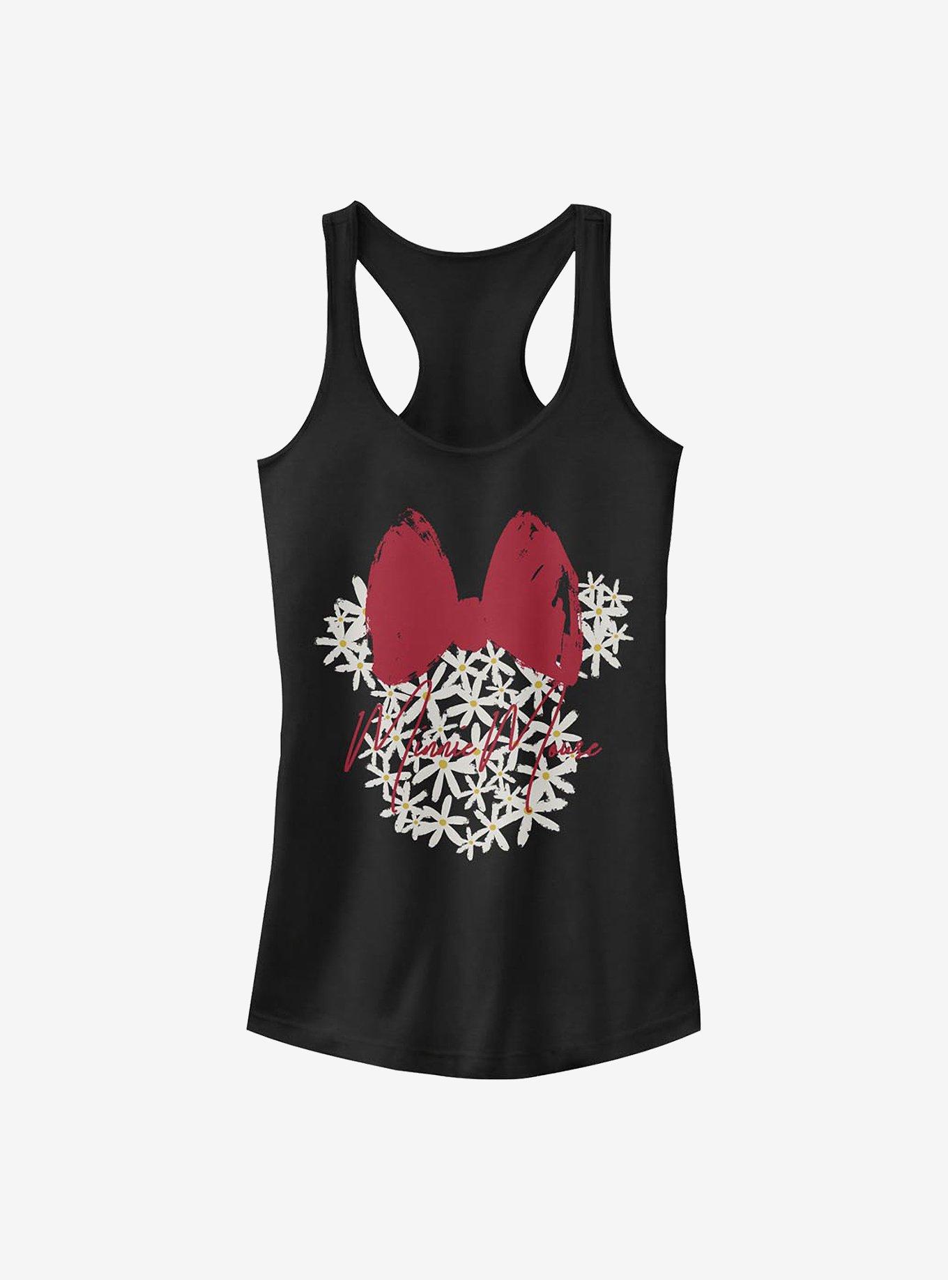 Disney Minnie Mouse Floral Minnie Girls Tank, , hi-res