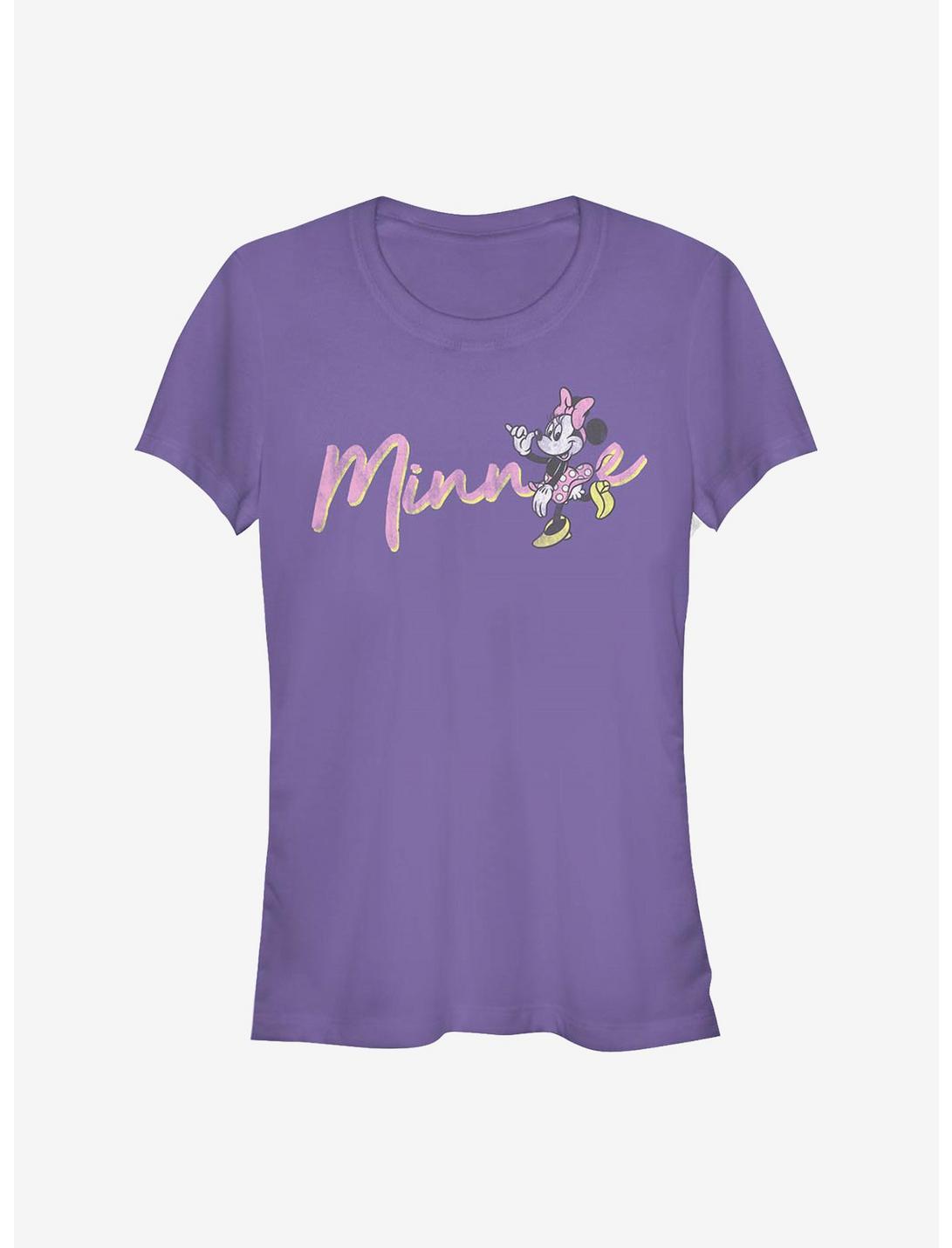 Disney Minnie Mouse Minnie Girls T-Shirt, PURPLE, hi-res
