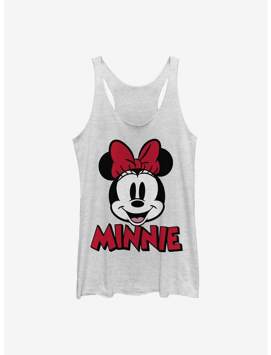 Disney Minnie Mouse Minnie Chenille Patch Girls Tank, WHITE HTR, hi-res