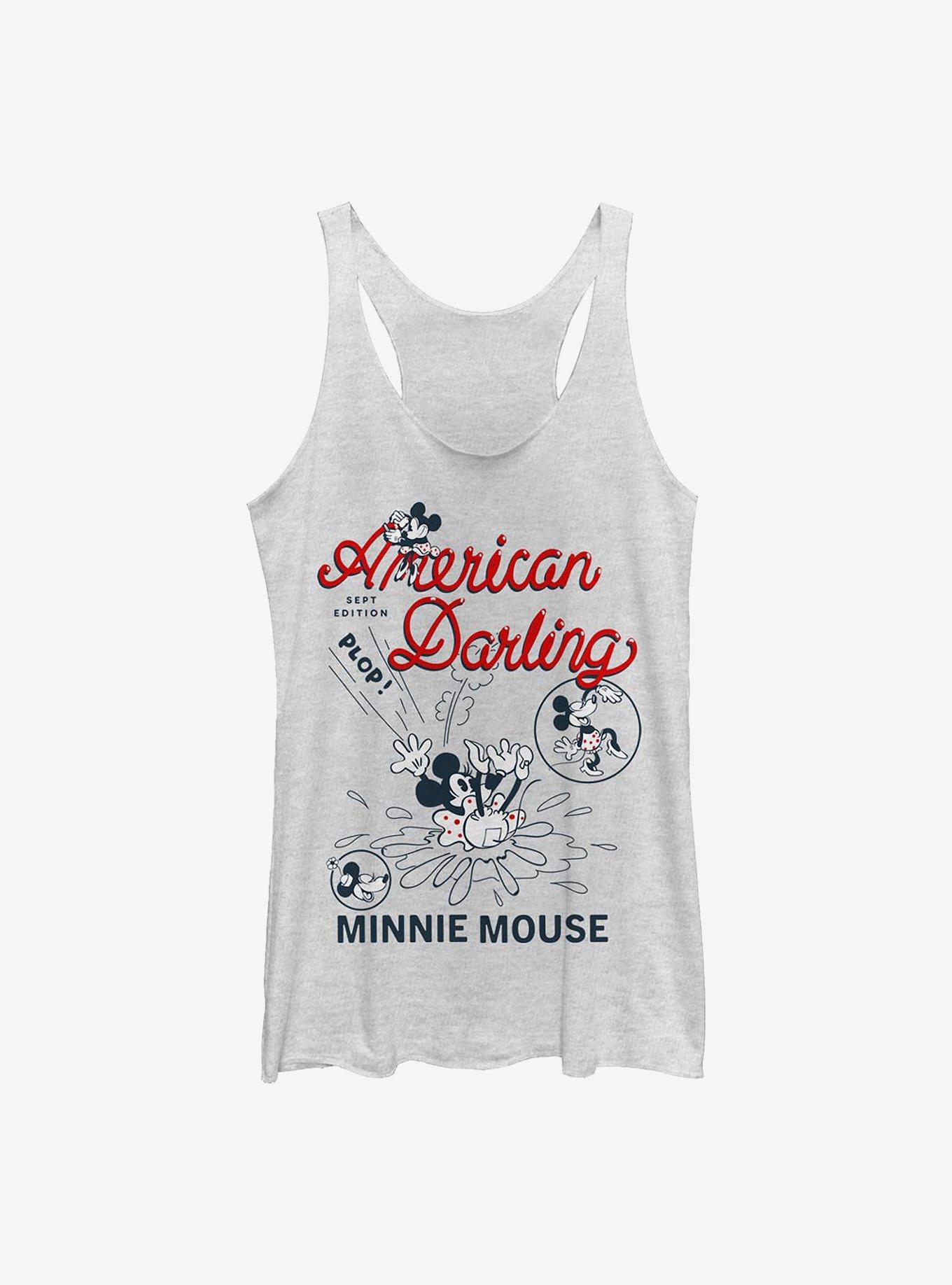 Disney Minnie Mouse Minnie Darling Comic Girls Tank, WHITE HTR, hi-res
