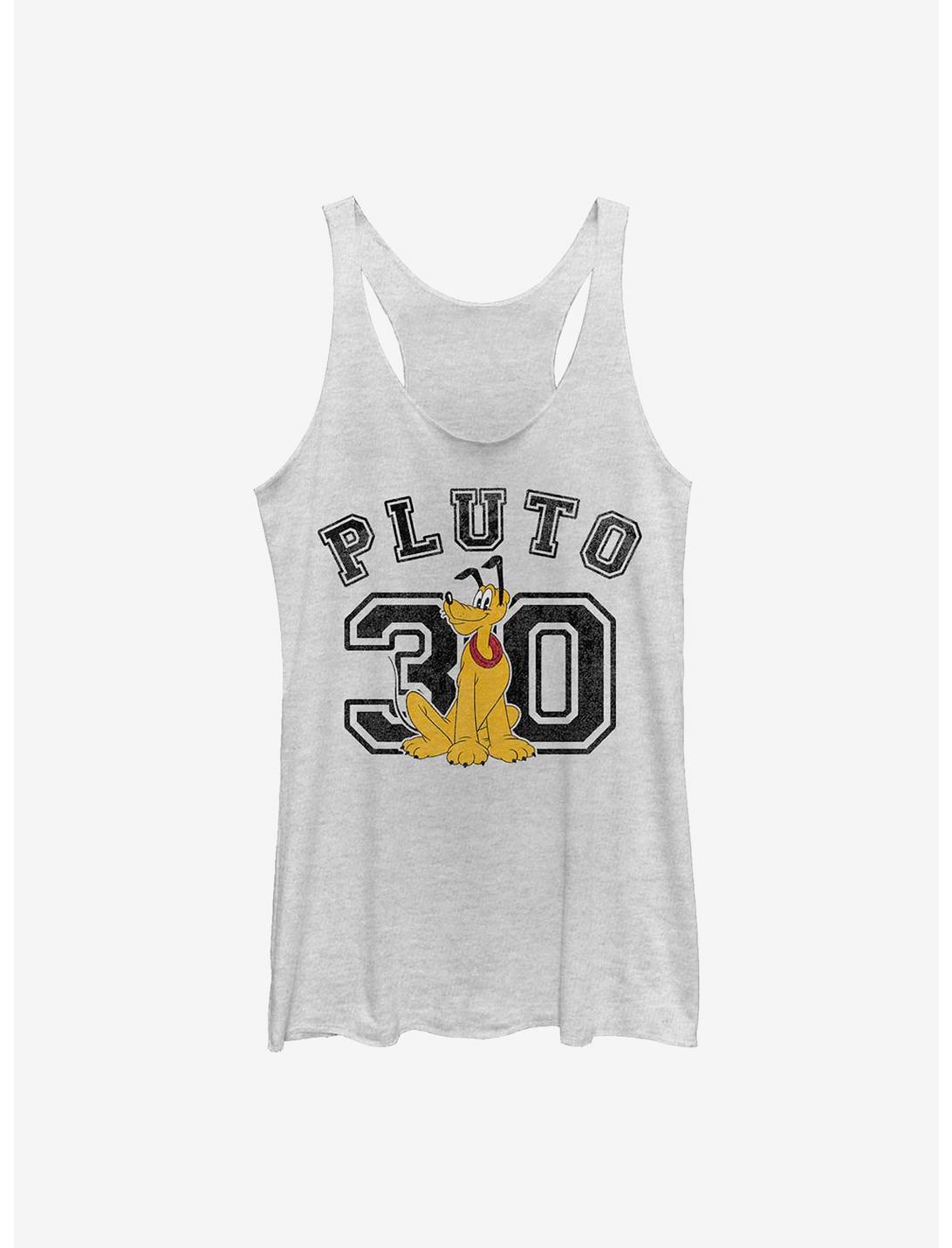 Disney Pluto Collegiate Girls Tank, WHITE HTR, hi-res