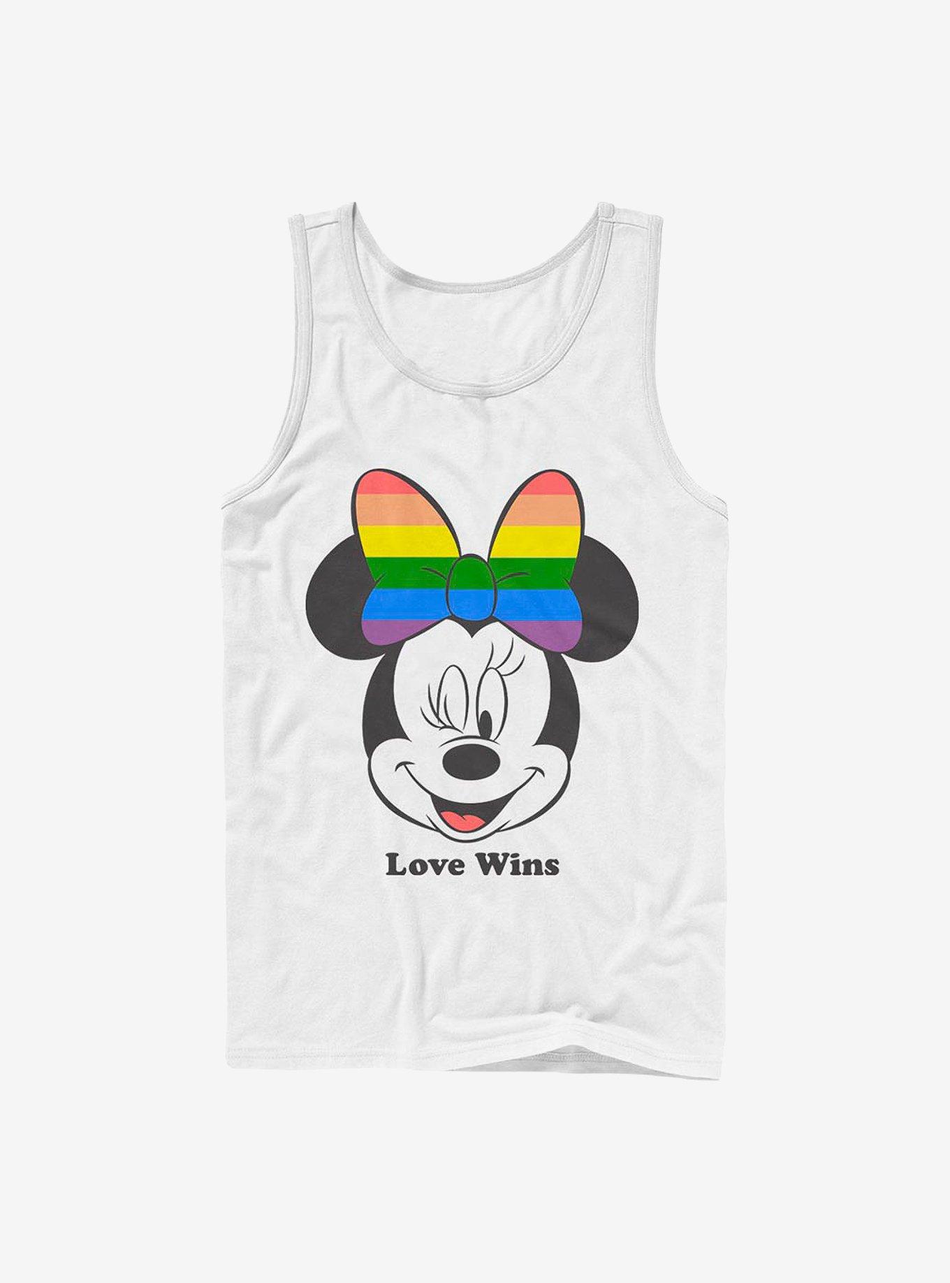Disney Minnie Mouse Love Wins Tank, WHITE, hi-res