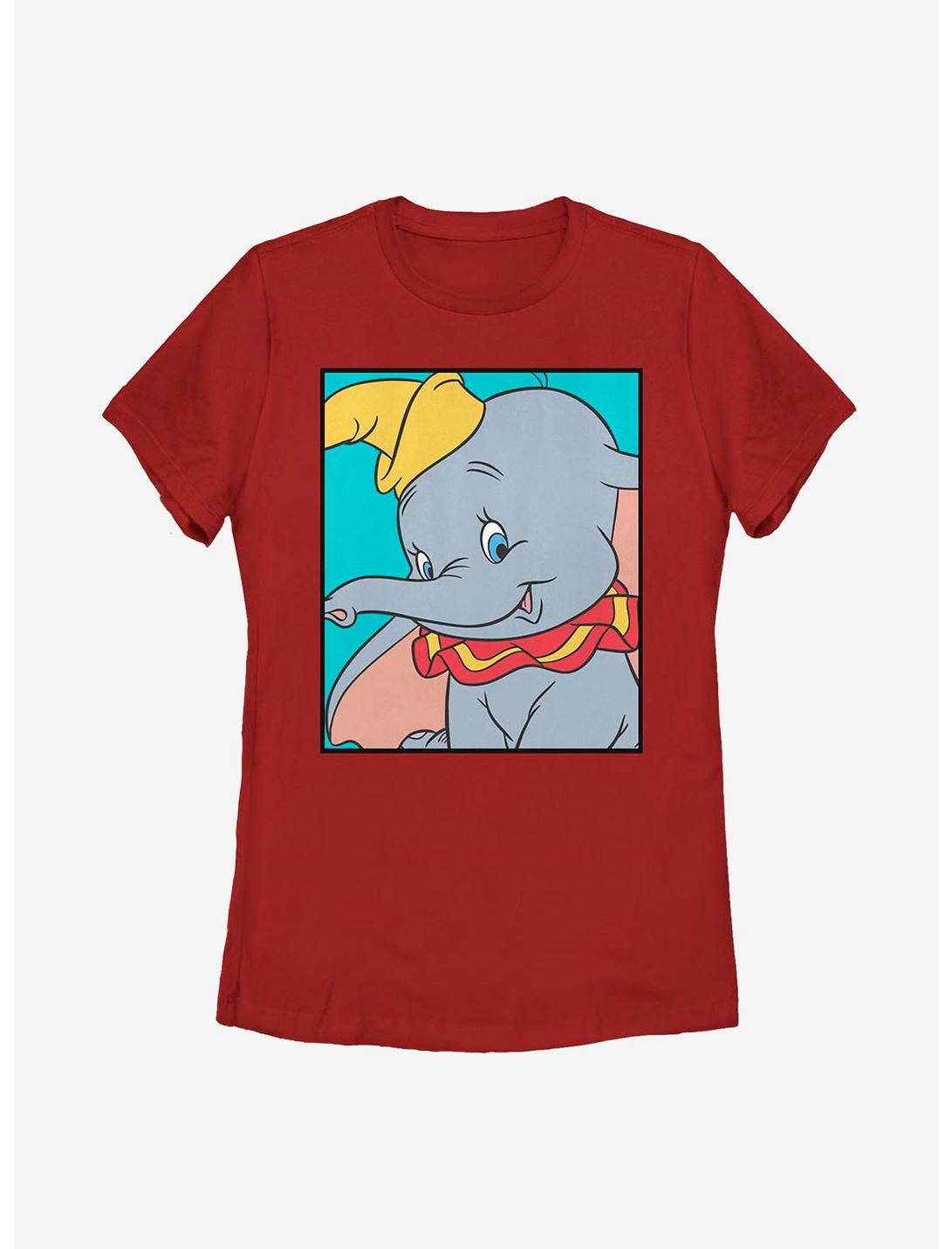 Disney Dumbo Big Dumbo Box Womens T-Shirt, RED, hi-res
