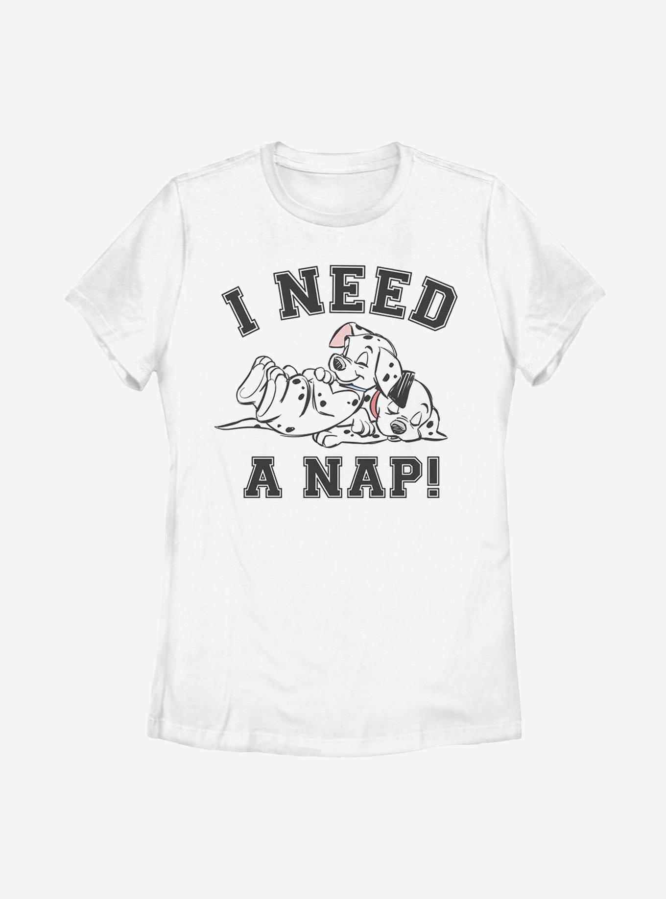 Disney 101 Dalmatians Nap Womens T-Shirt