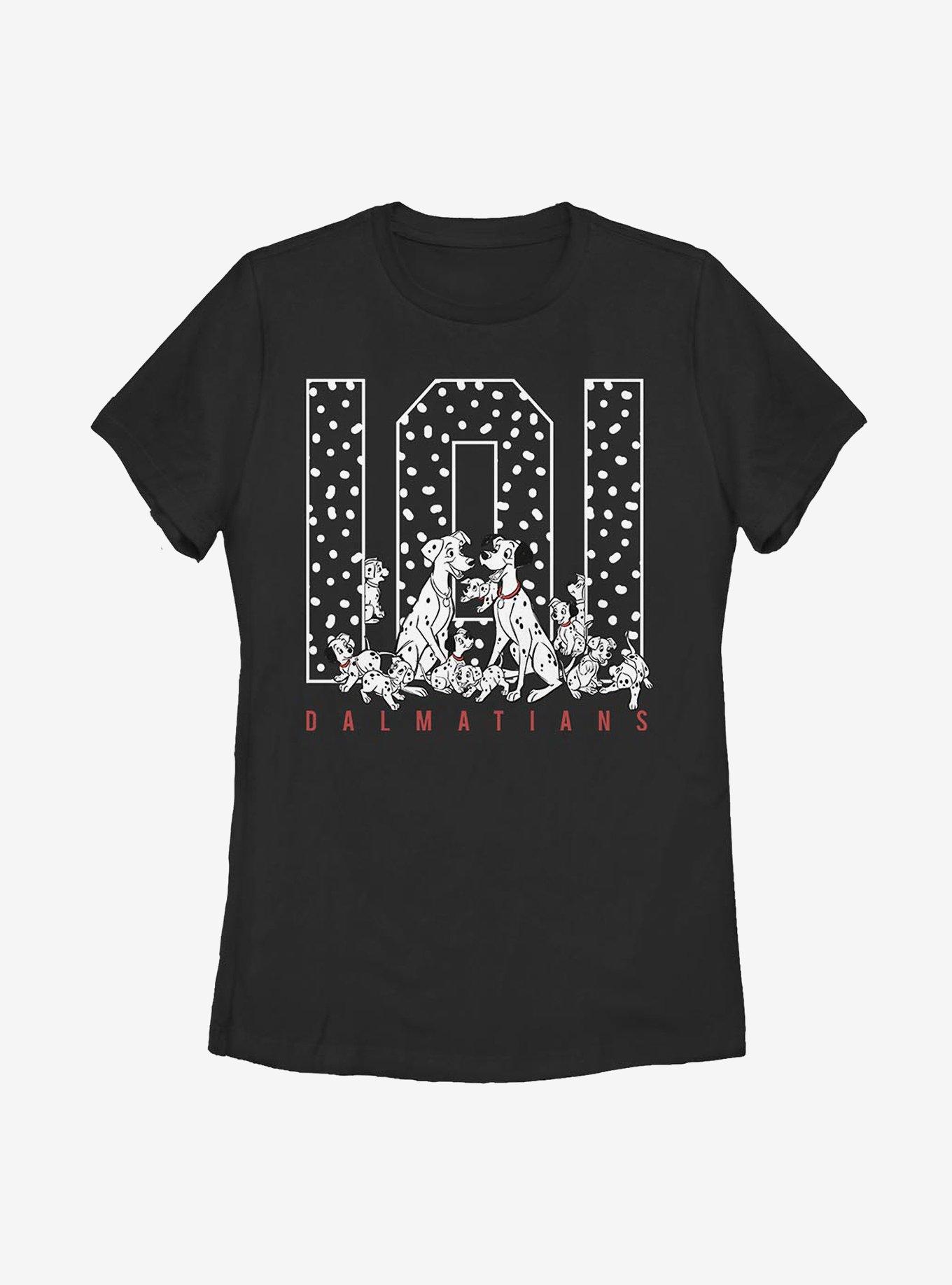 Disney 101 Dalmatians One Oh One Spots Womens T-Shirt