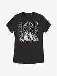 Disney 101 Dalmatians One Oh One Spots Womens T-Shirt, BLACK, hi-res