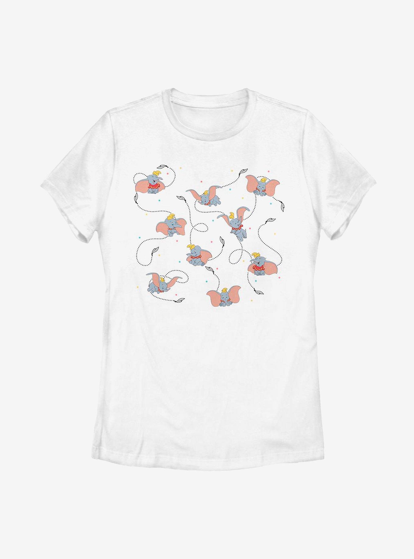 Disney Dumbo Ditsy Dumbo Womens T-Shirt, , hi-res