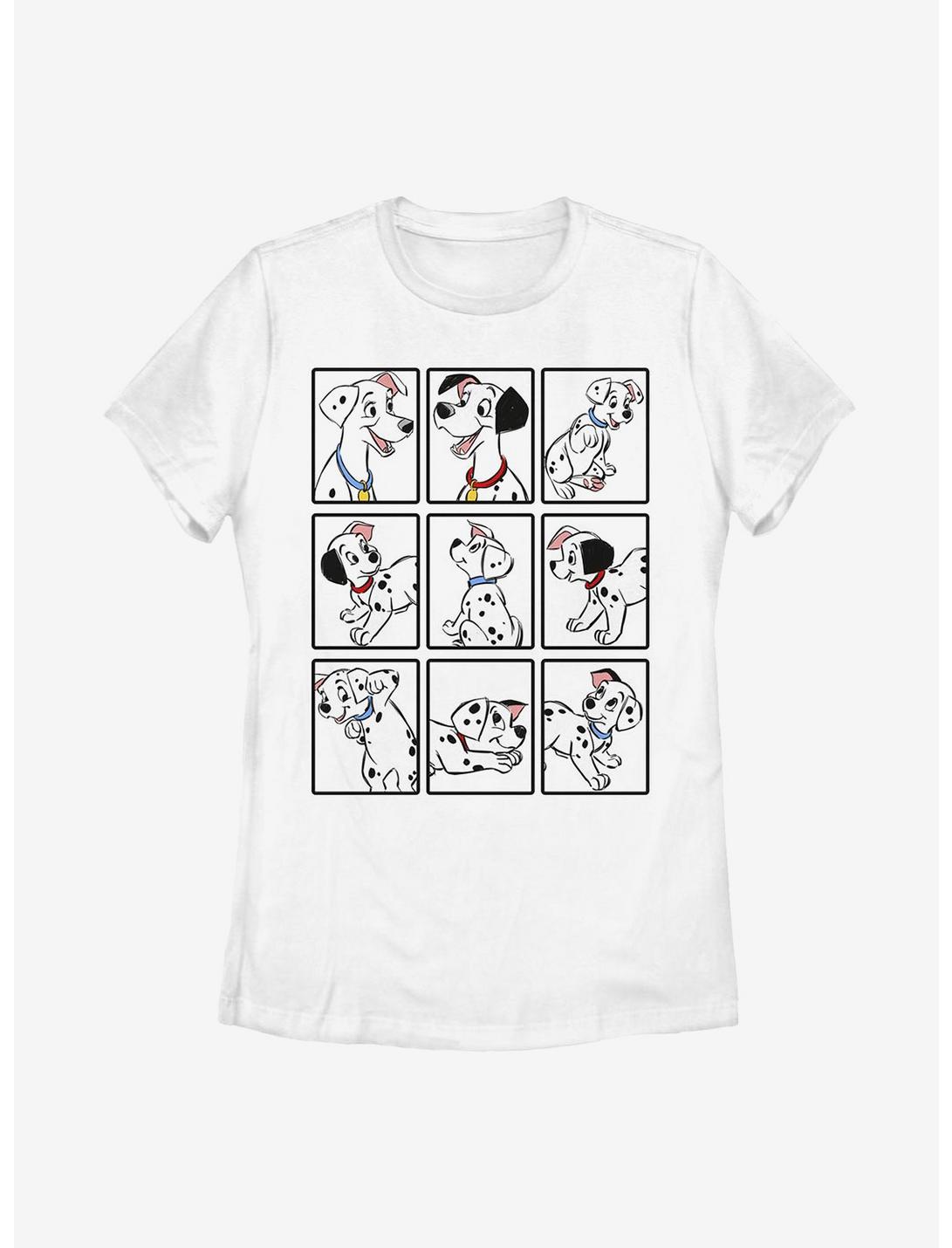 Disney 101 Dalmatians Dalmatian Box Up Womens T-Shirt, WHITE, hi-res