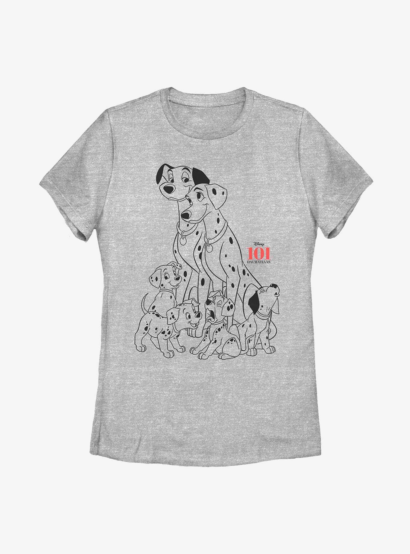 Disney 101 Dalmatians Dog Pile Womens T-Shirt, , hi-res
