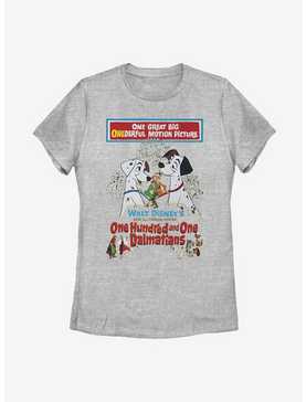 Disney 101 Dalmatians Vintage Poster Womens T-Shirt, , hi-res