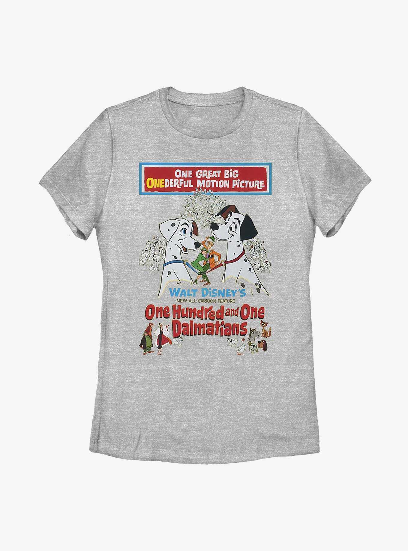 Disney 101 Dalmatians Vintage Poster Womens T-Shirt, , hi-res