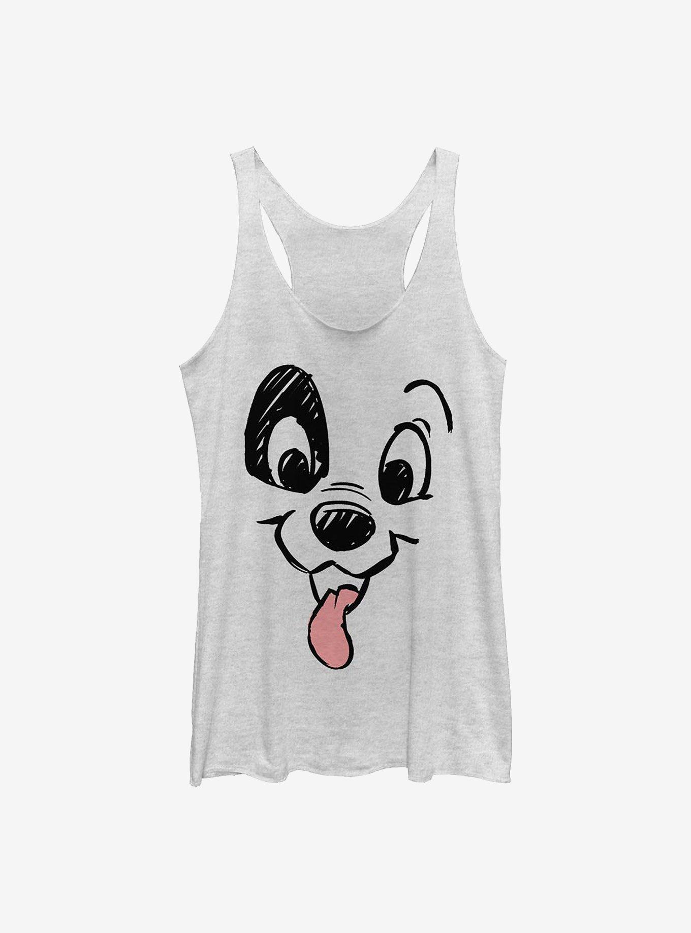 Disney 101 Dalmatians Big Face Womens Tank Top, , hi-res