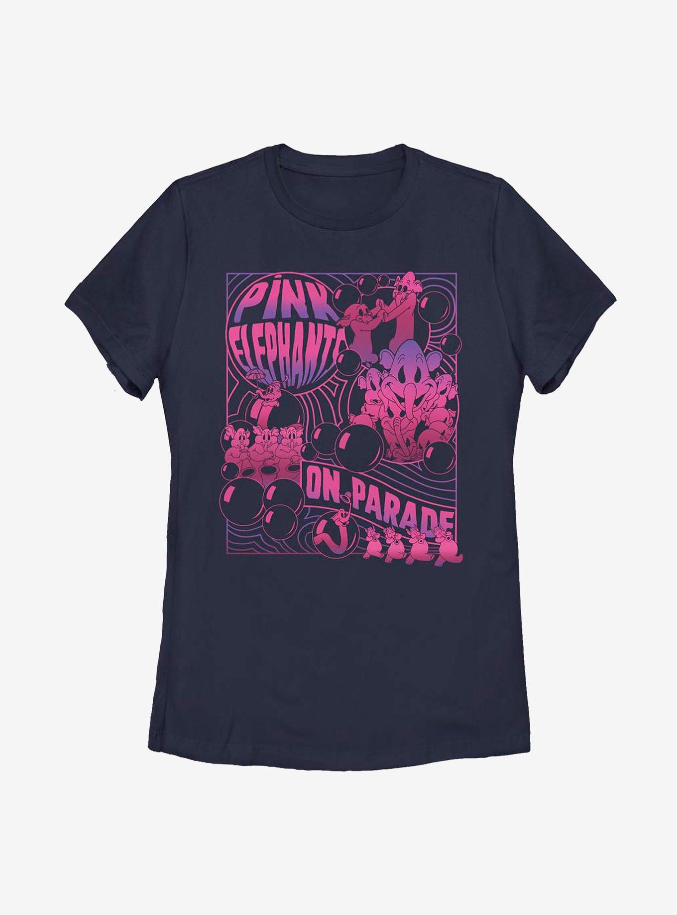 Disney Dumbo Pink Elephants Womens T-Shirt, , hi-res