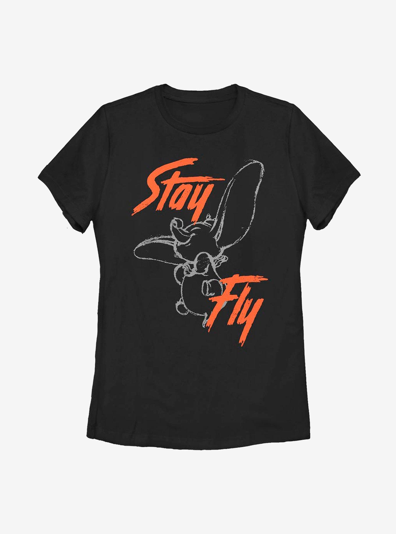 Disney Dumbo Stay Fly Street Womens T-Shirt, , hi-res