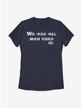 Disney Alice In Wonderland All Mad Here Womens T-Shirt, NAVY, hi-res