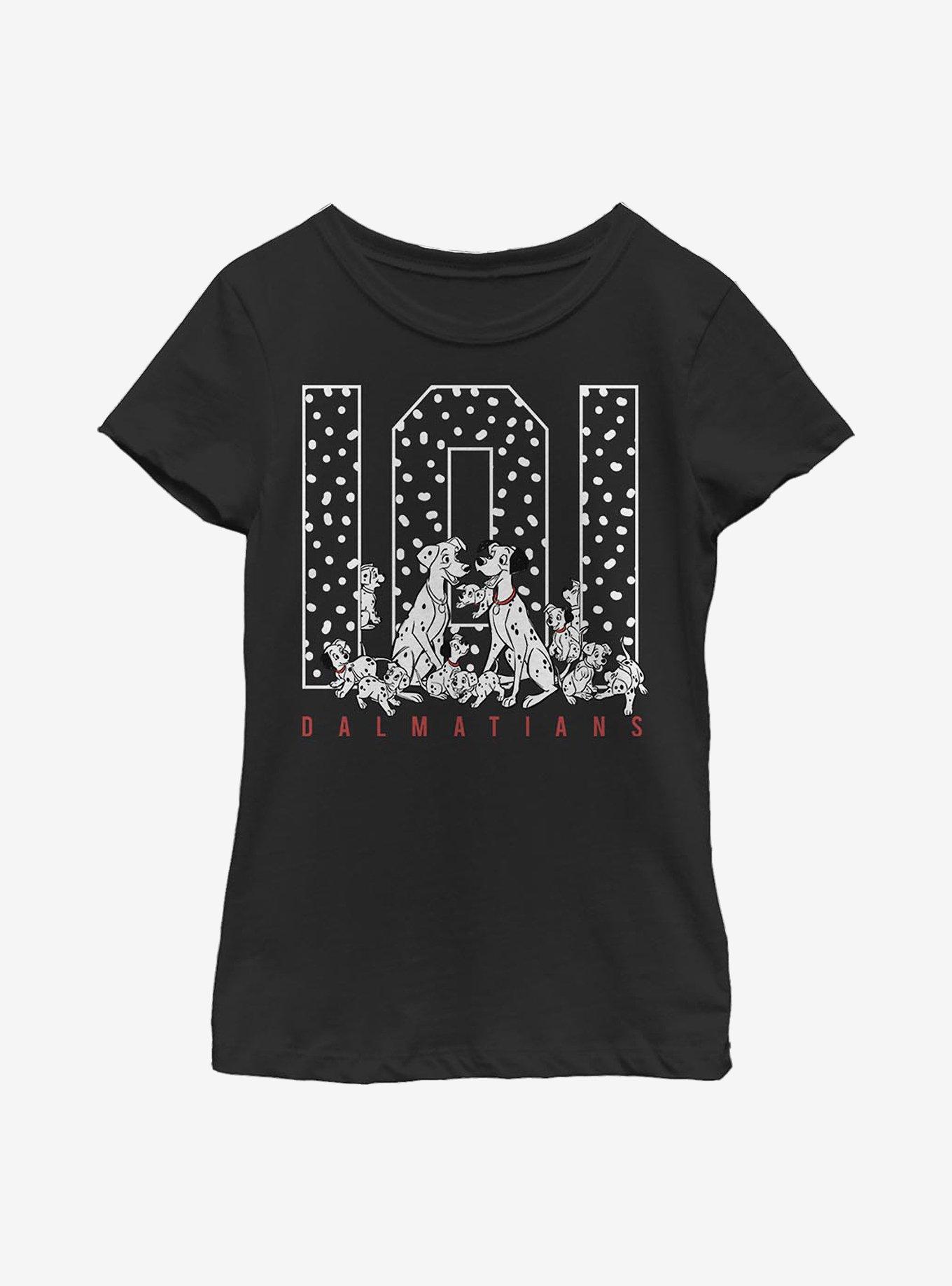 Disney 101 Dalmatians One Oh One Spots Youth Girls T-Shirt