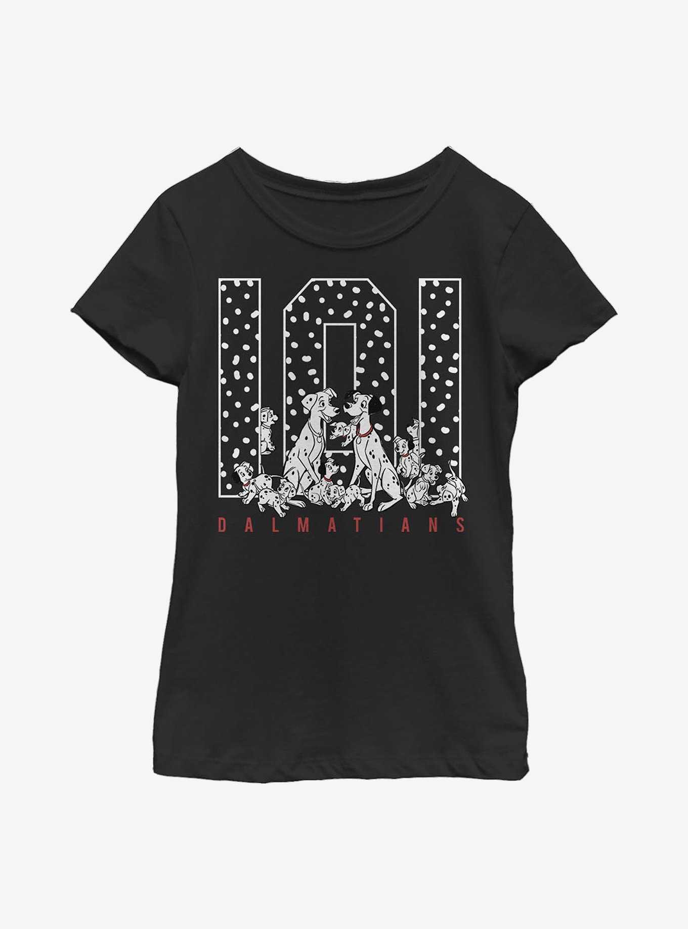 Disney 101 Dalmatians One Oh One Spots Youth Girls T-Shirt, , hi-res