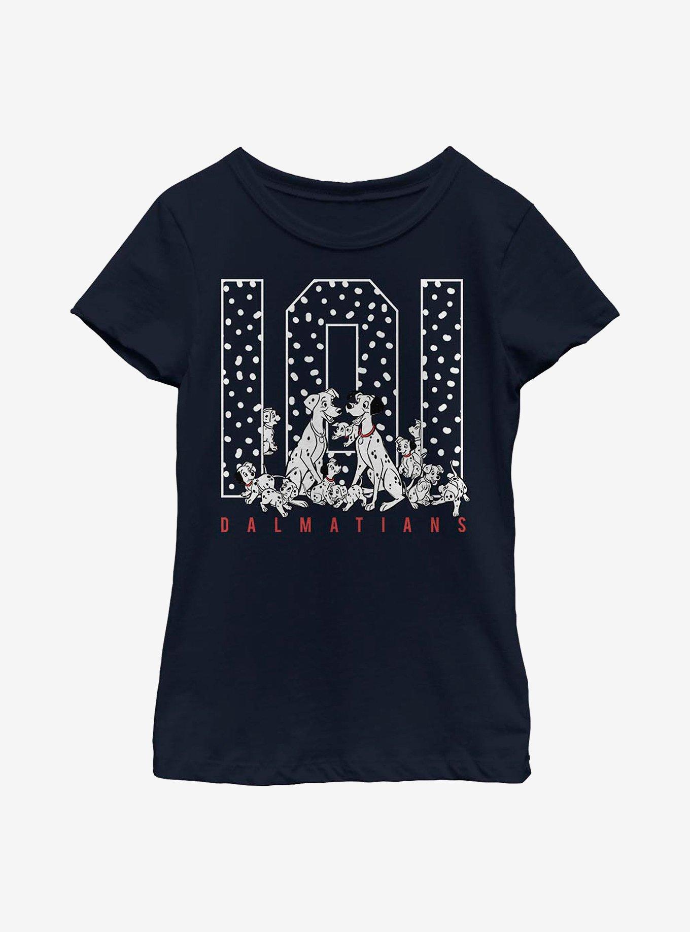 Disney 101 Dalmatians One Oh One Spots Youth Girls T-Shirt