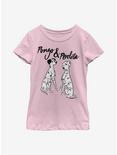 Disney 101 Dalmatians Pongo Perdita Youth Girls T-Shirt, PINK, hi-res