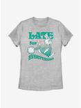Disney Alice In Wonderland Late White Rabbit Womens T-Shirt, ATH HTR, hi-res