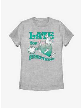 Disney Alice In Wonderland Late White Rabbit Womens T-Shirt, , hi-res