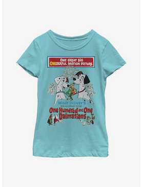 Disney 101 Dalmatians Vintage Poster Youth Girls T-Shirt, , hi-res
