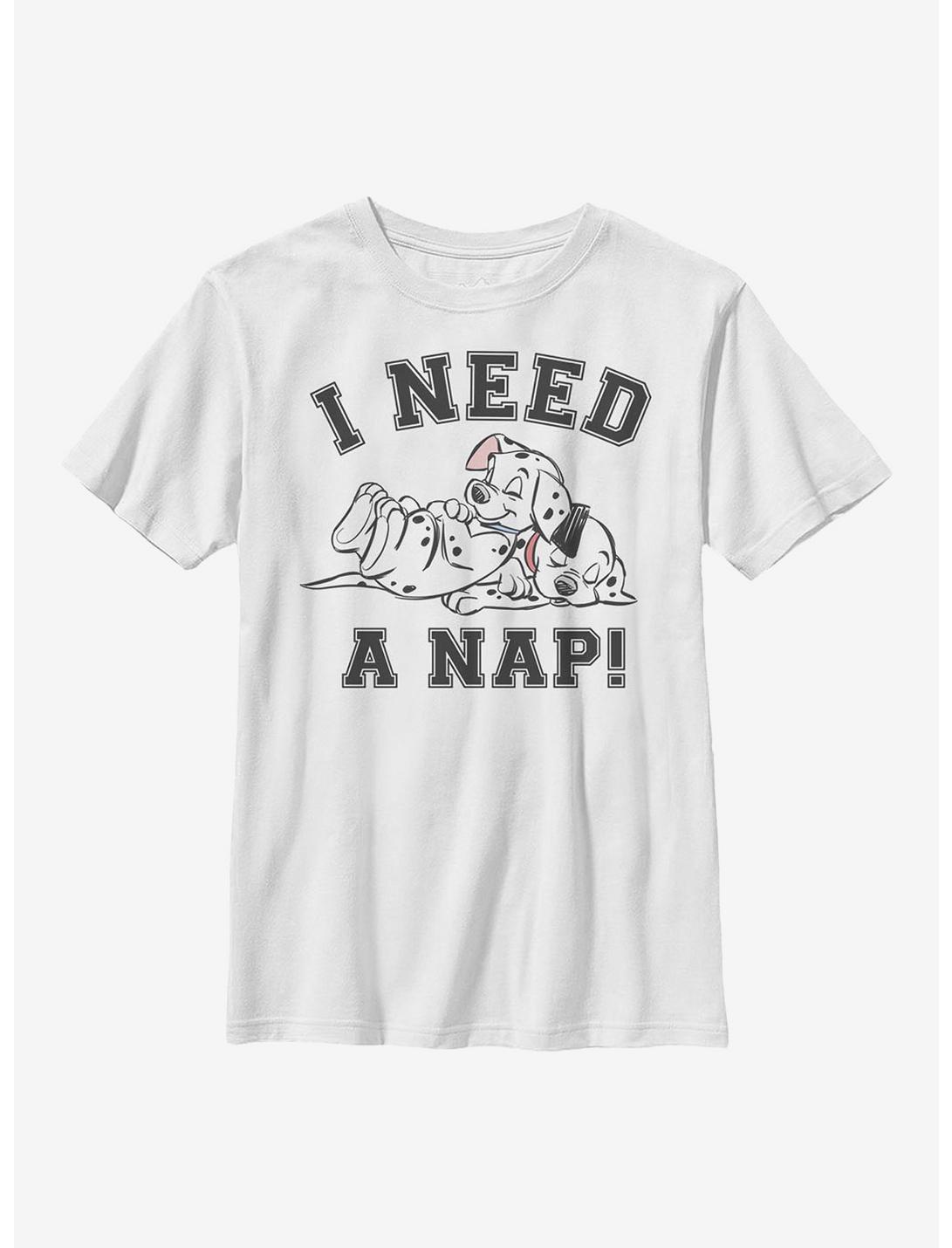 Disney 101 Dalmatians Nap Youth T-Shirt, WHITE, hi-res