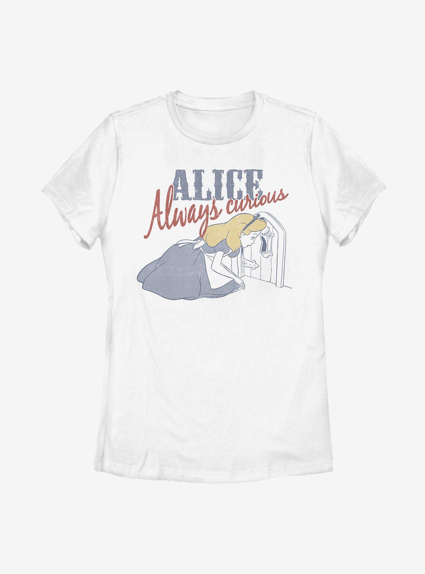 Disney Alice In Wonderland Vintage Alice Womens T-Shirt