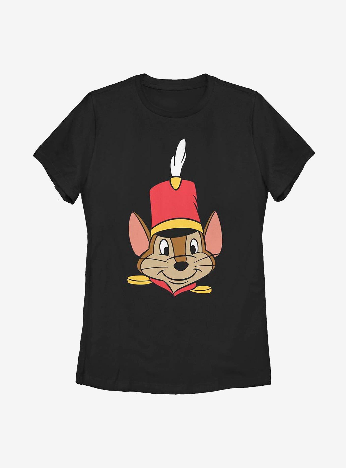Disney Dumbo Timothy Big Face Womens T-Shirt, , hi-res