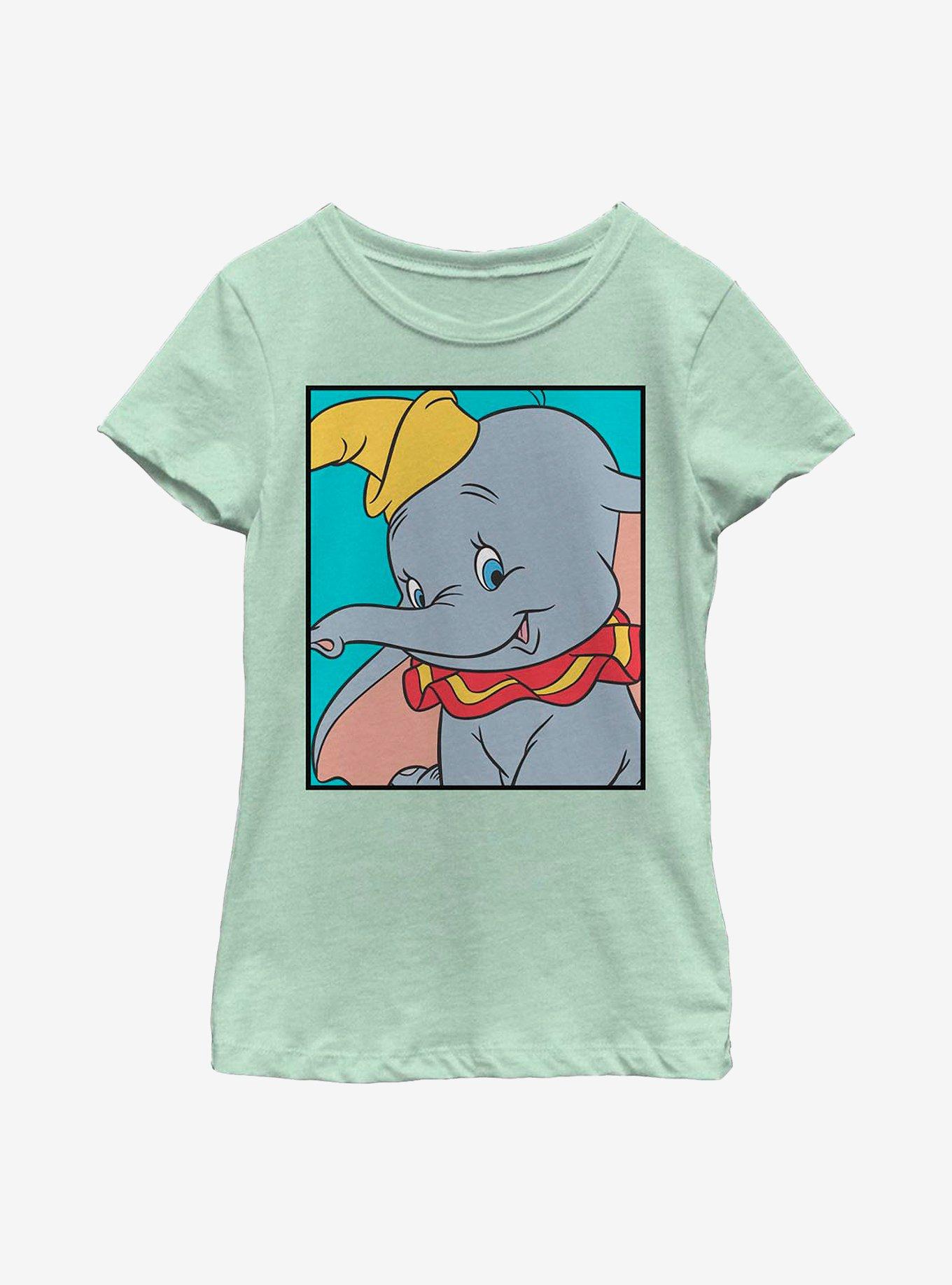 Disney Dumbo Big Dumbo Box Youth Girls T-Shirt, MINT, hi-res