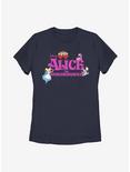 Disney Alice In Wonderland Wonderland Womens T-Shirt, NAVY, hi-res