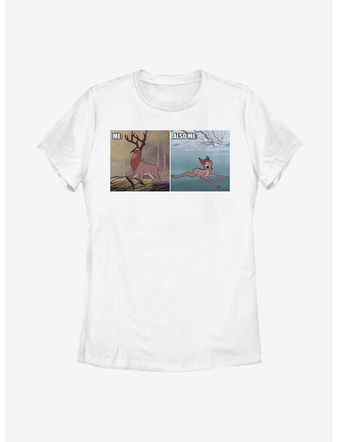 Disney Bambi Also Me Womens T-Shirt, WHITE, hi-res