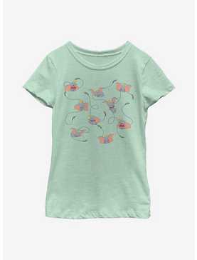 Disney Dumbo Ditsy Dumbo Youth Girls T-Shirt, , hi-res
