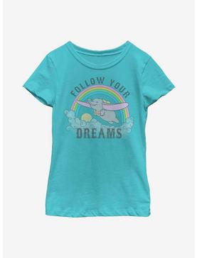 Disney Dumbo Dreaming Dumbo Youth Girls T-Shirt, TAHI BLUE, hi-res