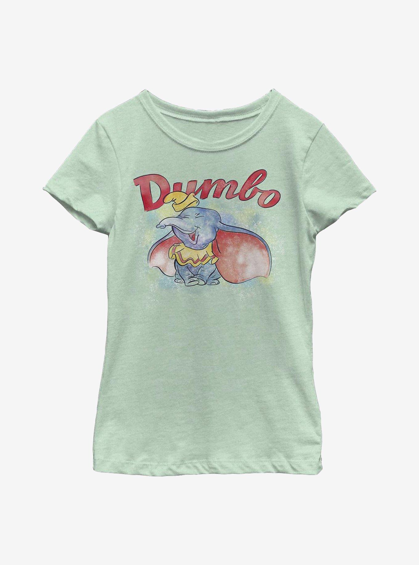 Disney Dumbo Watercolor Youth Girls T-Shirt, , hi-res