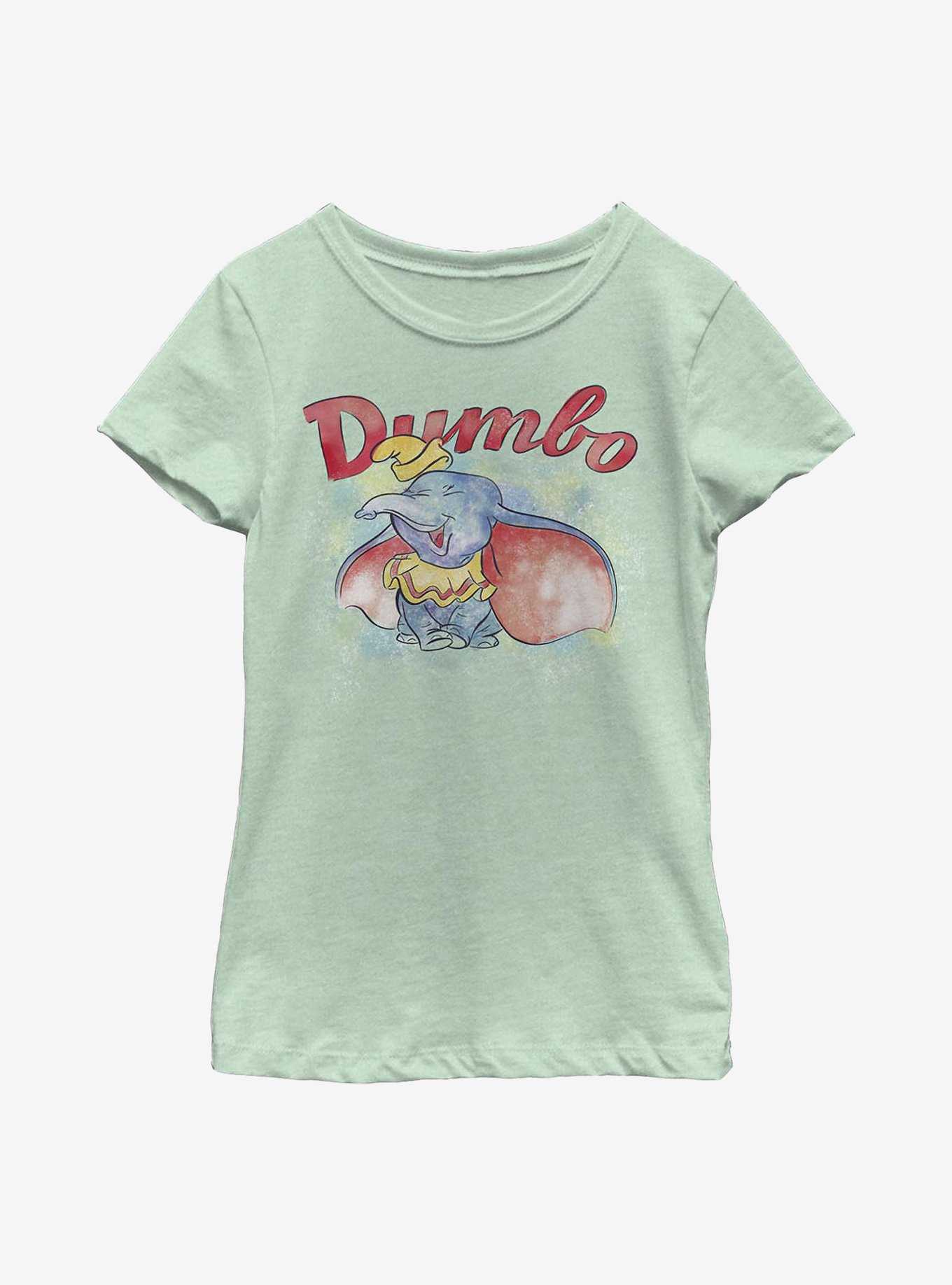 Disney Dumbo Watercolor Youth Girls T-Shirt, , hi-res