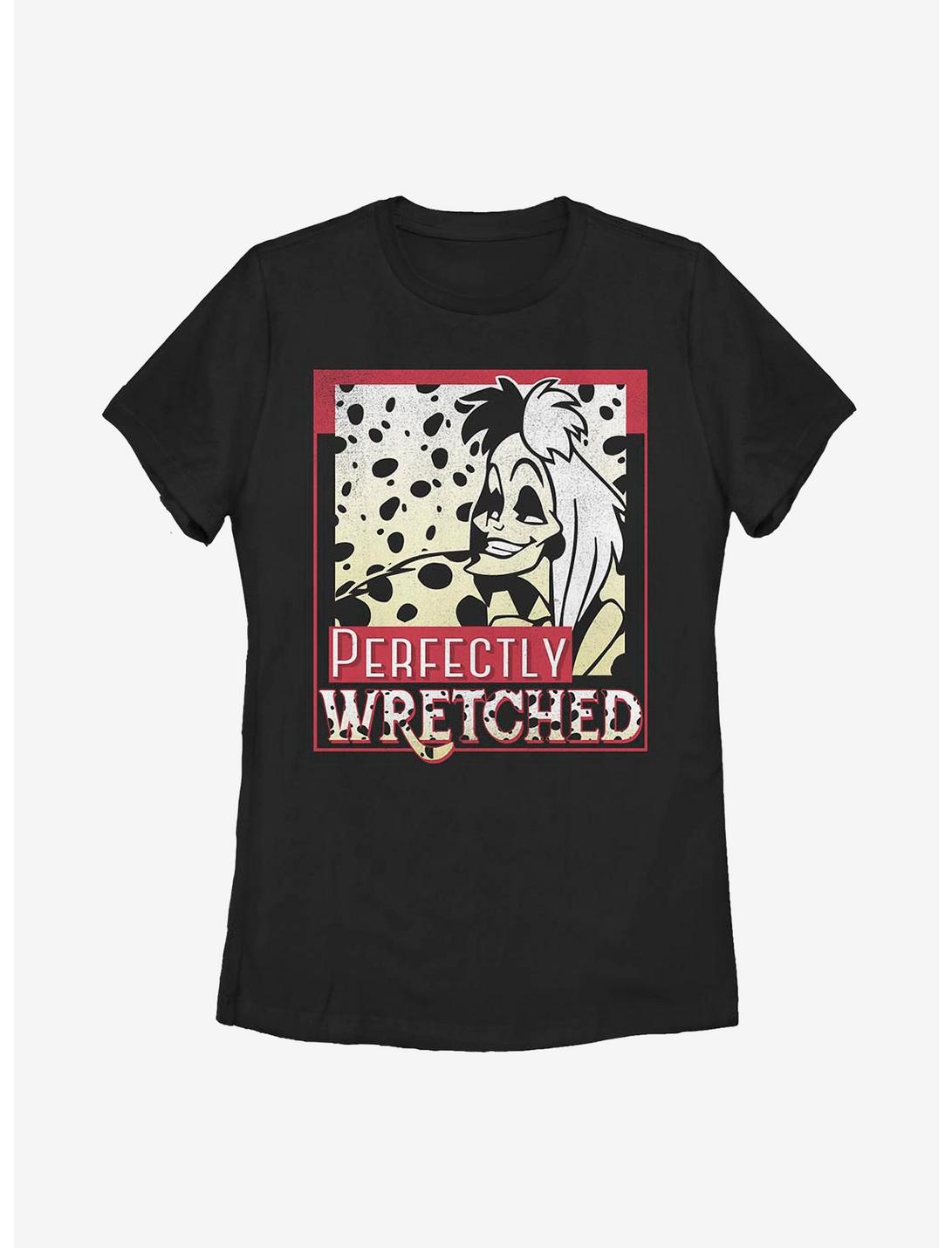 Disney 101 Dalmatians Wretched Cruella Womens T-Shirt, BLACK, hi-res