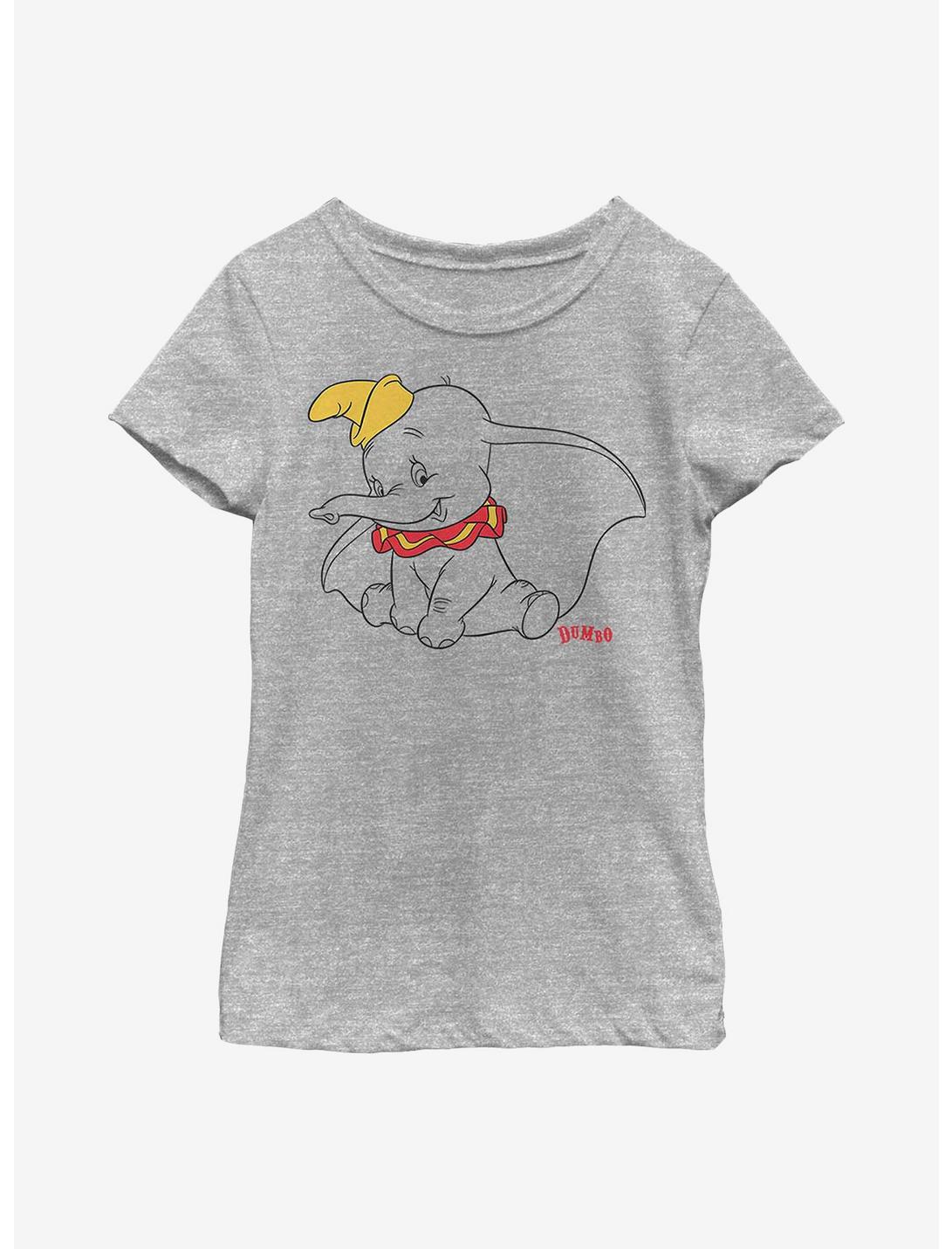 Disney Dumbo KTS Dumbo Youth Girls T-Shirt, ATH HTR, hi-res