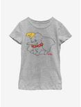 Disney Dumbo KTS Dumbo Youth Girls T-Shirt, ATH HTR, hi-res